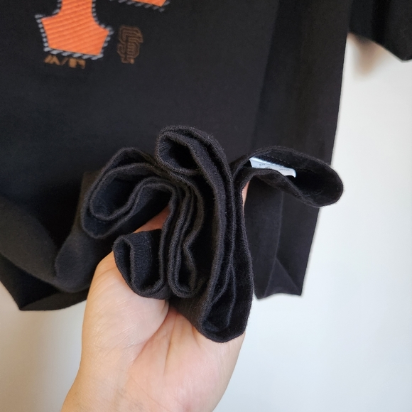 MAJESTIC Triple Peak Black/Orange San Francisco Giants Graphic T-shirt Size XL - Picture 7 of 14